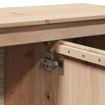 TV Cabinet 103x36,5x52 cm Solid Wood Pine