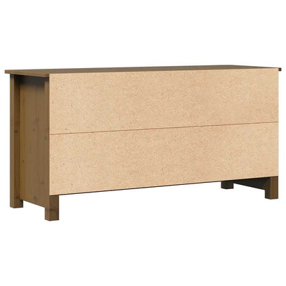 TV Cabinet Honey Brown 103x36,5x52 cm Solid Wood Pine