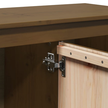 TV Cabinet Honey Brown 103x36.5x52 cm Solid Wood Pine