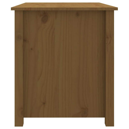 Coffee Table Honey Brown 71x49x55 cm Solid Wood Pine