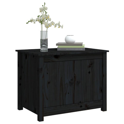 Coffee Table | Black | Solid Pine Wood | Medium | Coffee Table