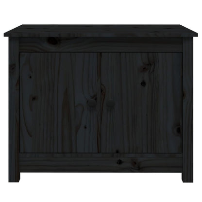 Coffee Table | Black | Solid Pine Wood | Medium | Coffee Table