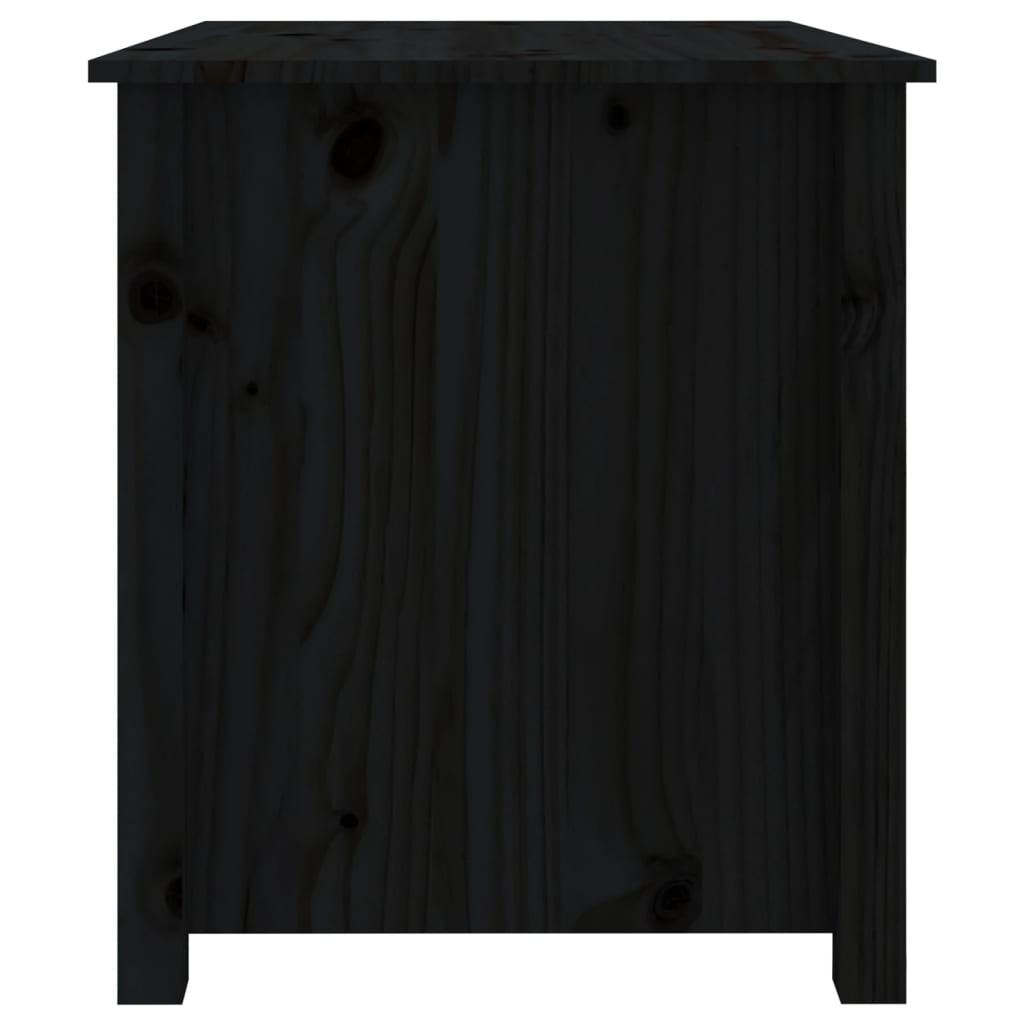 Coffee Table | Black | Solid Pine Wood | Medium | Coffee Table