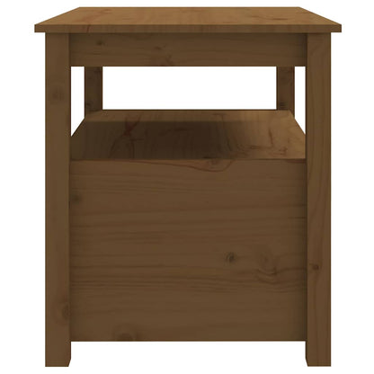Coffee Table Honey Brown 71x49x55 cm Solid Wood Pine