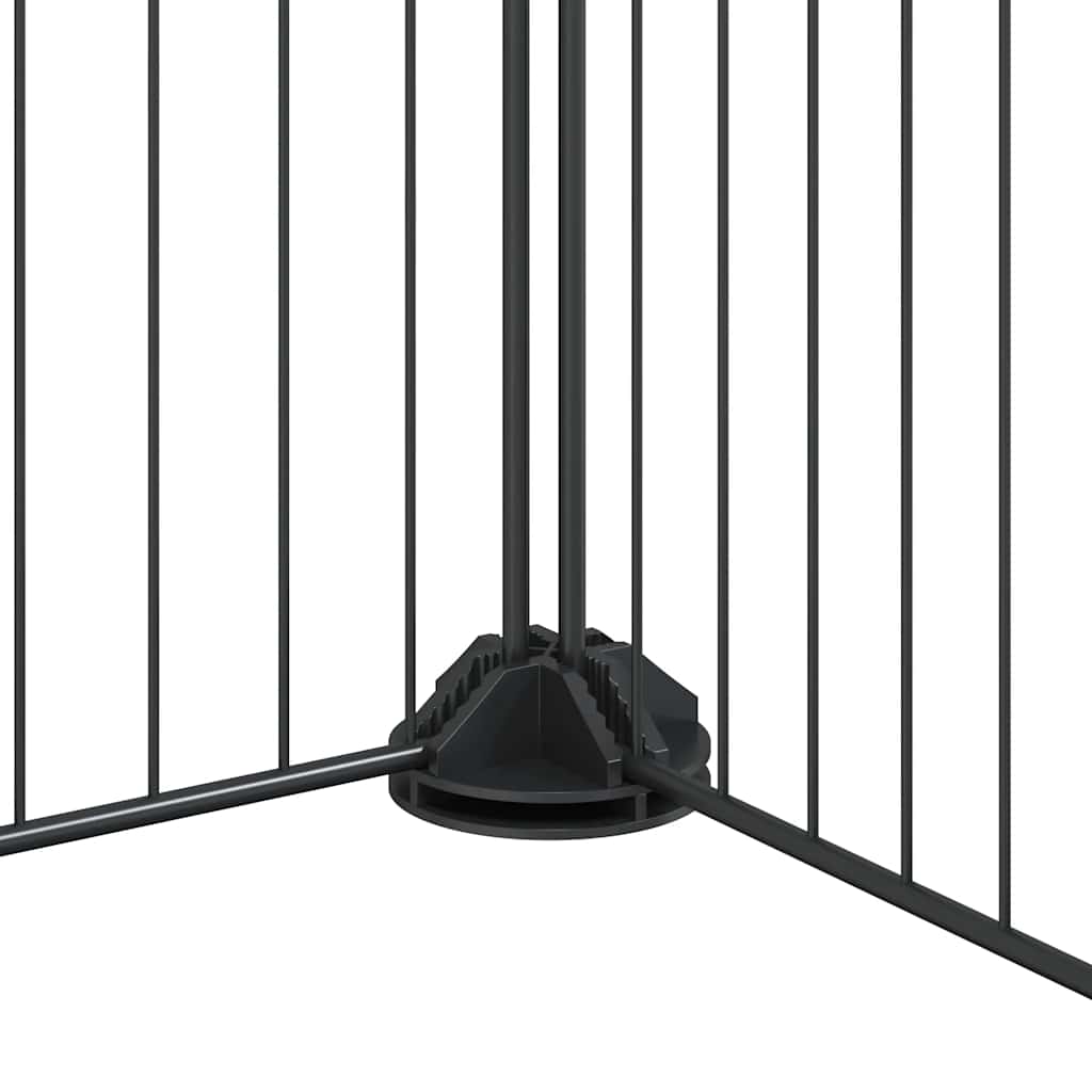 Pet Cage | Black | Powder-coated steel | Spacious | Collapsible