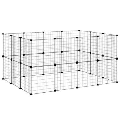 Pet Cage | Black | Powder-coated steel | 35 x 35 cm | Expandable