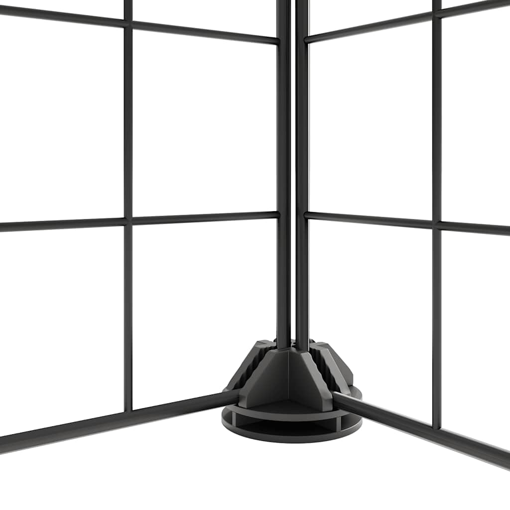 Pet Cage | Black | Powder-coated steel | 35 x 35 cm | Expandable
