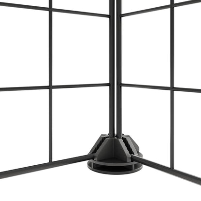 Pet Cage | Black | Powder-coated steel | 35 x 35 cm | Expandable