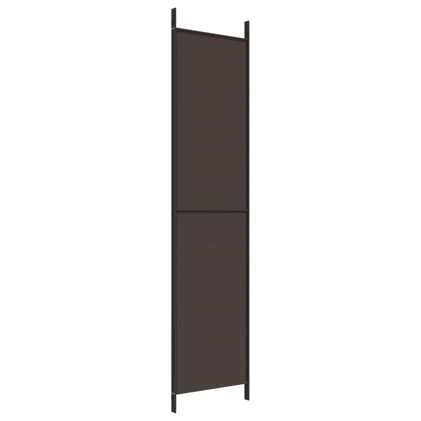 3-Panel Room Divider Brown 150x220 cm Fabric