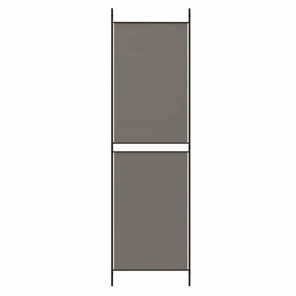 5-Panel Room Divider Anthracite 250x180 cm Fabric