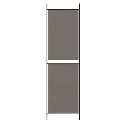 4-Panel Room Divider Anthracite 200x220 cm Fabric
