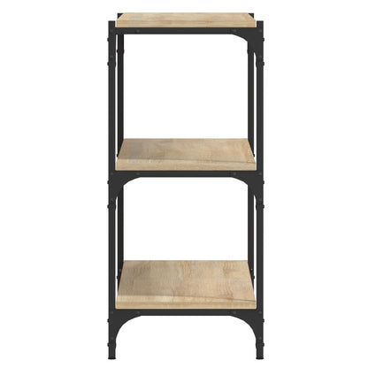 Book Cabinet Sonoma Oak 100x33x70.5cm Engineered Wood and Steel