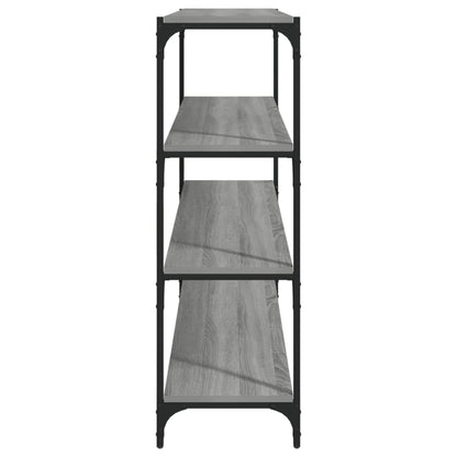 Book Cabinet Grey Sonoma 100x33x100cm Engineered Wood and Steel