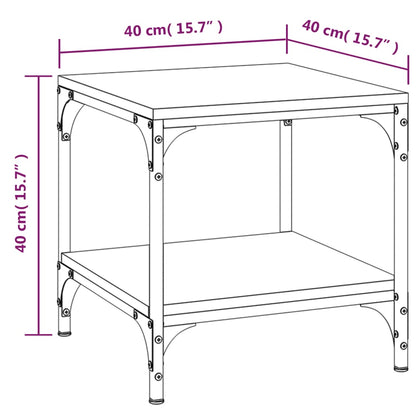 Side Tables 2 pcs Grey Sonoma 40x40x40 cm Engineered Wood