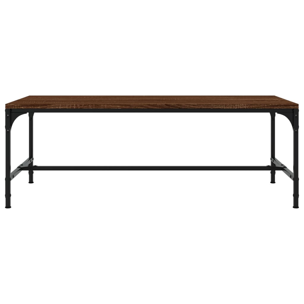 Coffee Table Brown Oak 100x50x35 cm Engineered Wood