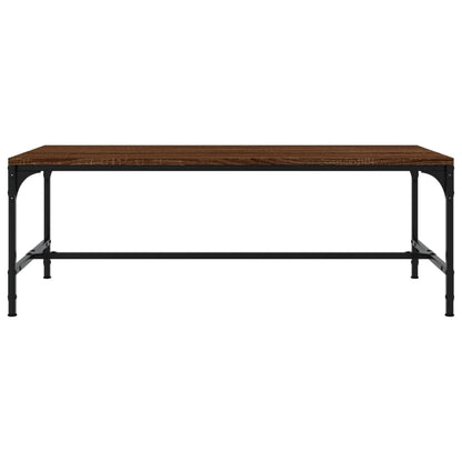 Coffee Table Brown Oak 100x50x35 cm Engineered Wood