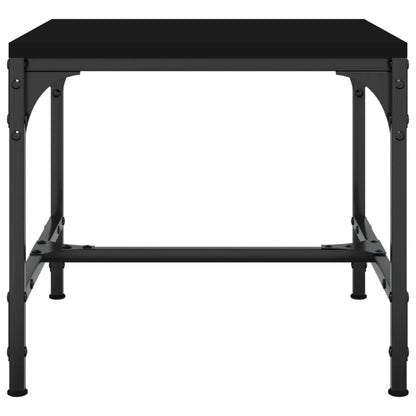Side Tables 2 pcs Black 40x40x35 cm Engineered Wood