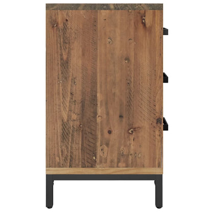 Bedside Cabinet Brown 36x30x54 cm Solid Pinewood
