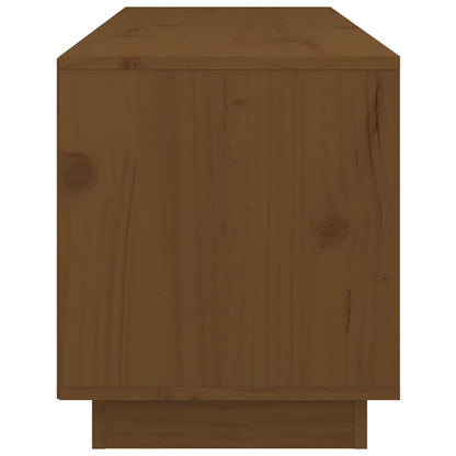 818223 vidaXL TV Cabinet Honey Brown 105x34x40 cm Solid Wood Pine