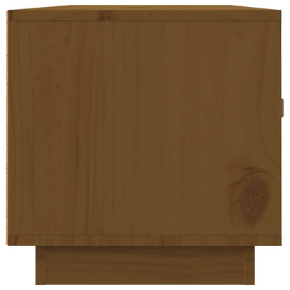 818243 vidaXL TV Cabinet Honey Brown 80x34x35 cm Solid Wood Pine