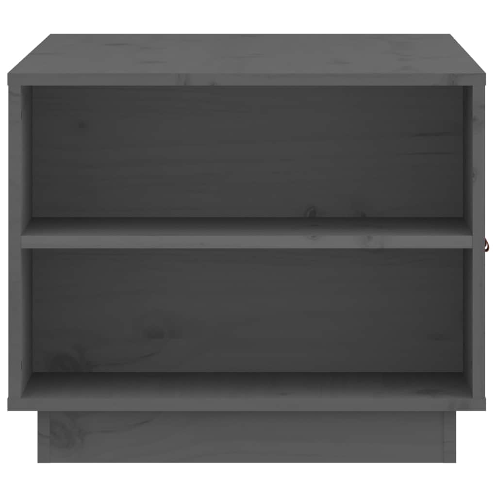 818257 vidaXL Coffee Table Grey 100x50x41 cm Solid Wood Pine