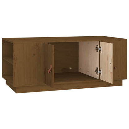 818258 vidaXL Coffee Table Honey Brown 100x50x41 cm Solid Wood Pine