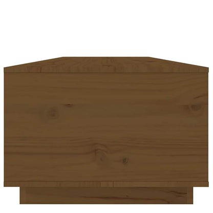 Coffee Table Honey Brown 100x50x35 cm Solid Wood Pine