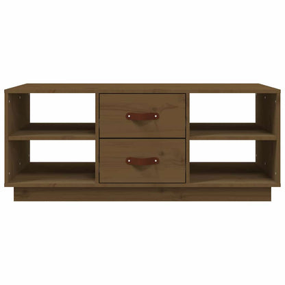 818273 vidaXL Coffee Table Honey Brown 100x50x41 cm Solid Wood Pine