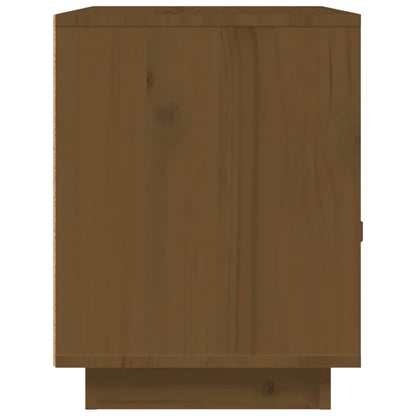 Bedside Cabinet Honey Brown 40x34x45 cm Solid Wood Pine