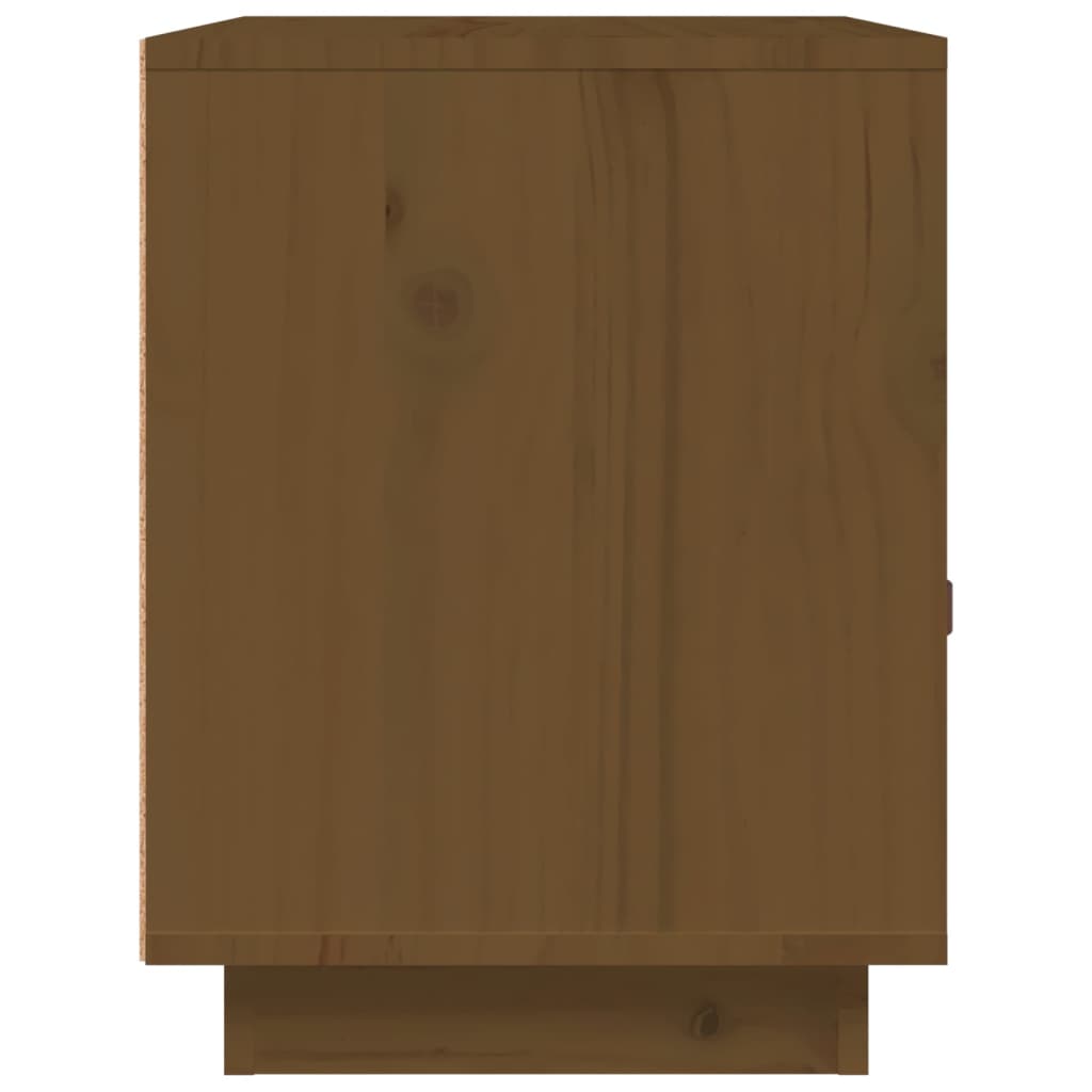 Bedside Cabinets 2 pcs Honey Brown 40x34x45 cm Solid Wood Pine