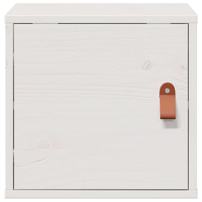 Wall Cabinets 2 pcs White 31.5x30x30 cm Solid Wood Pine
