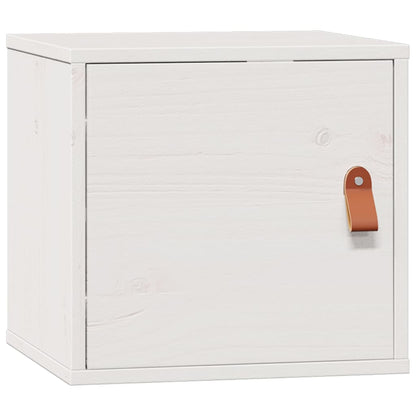 Wall Cabinets 2 pcs White 31.5x30x30 cm Solid Wood Pine