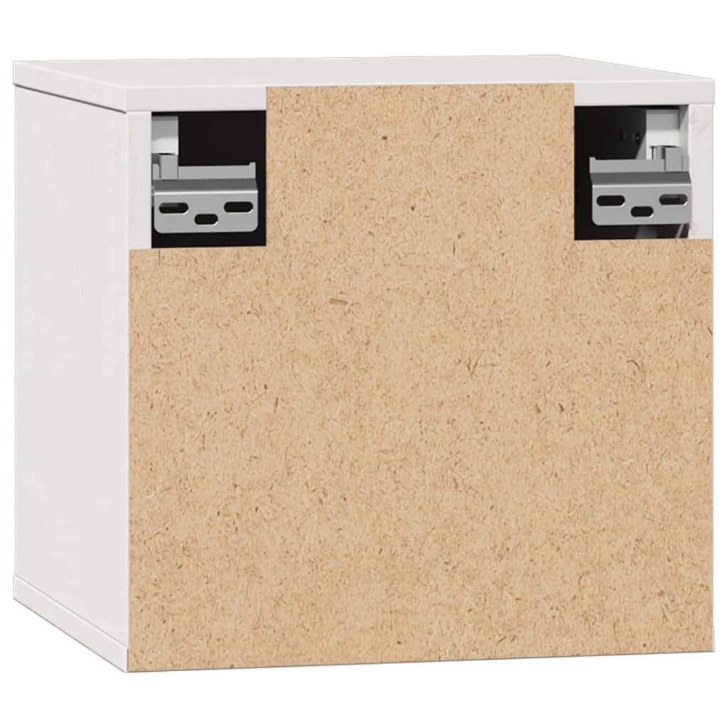 Wall Cabinets 2 pcs White 31.5x30x30 cm Solid Wood Pine