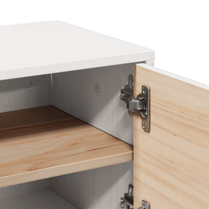 Wall Cabinets 2 pcs White 31.5x30x30 cm Solid Wood Pine