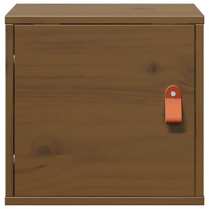 Wall Cabinets 2 pcs Honey Brown 31.5x30x30 cm Solid Wood Pine