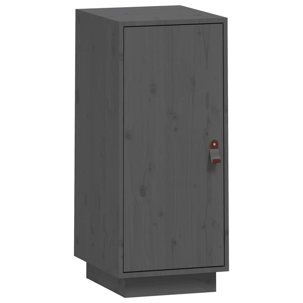 Sideboard Grey 34x40x75 cm Solid Wood Pine