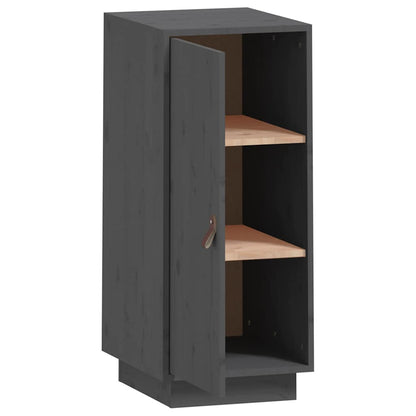Sideboard Grey 34x40x75 cm Solid Wood Pine