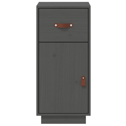 Sideboard Grey 34x40x75 cm Solid Wood Pine