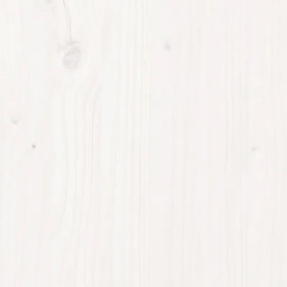 Sideboard White 100x40x75 cm Solid Wood Pine