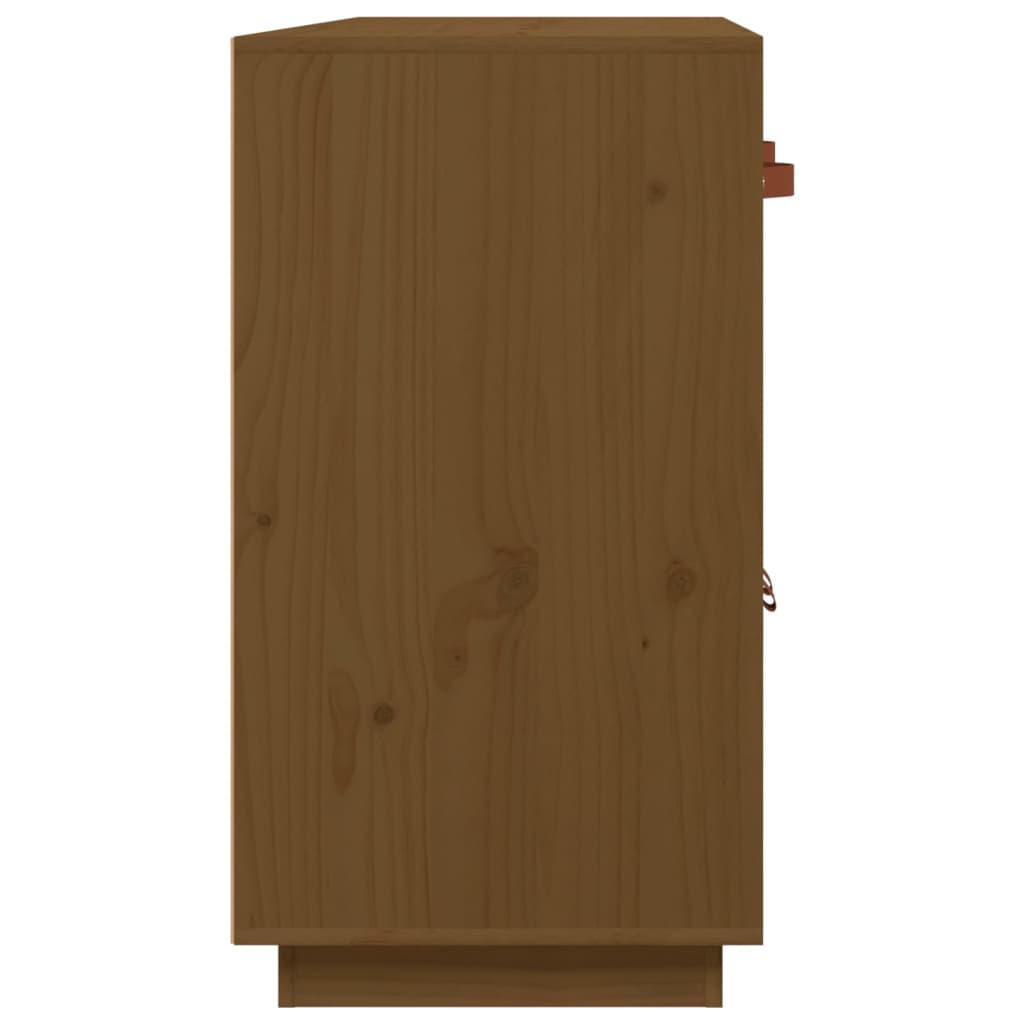 Sideboard Honey Brown 98.5x40x75 cm Solid Wood Pine