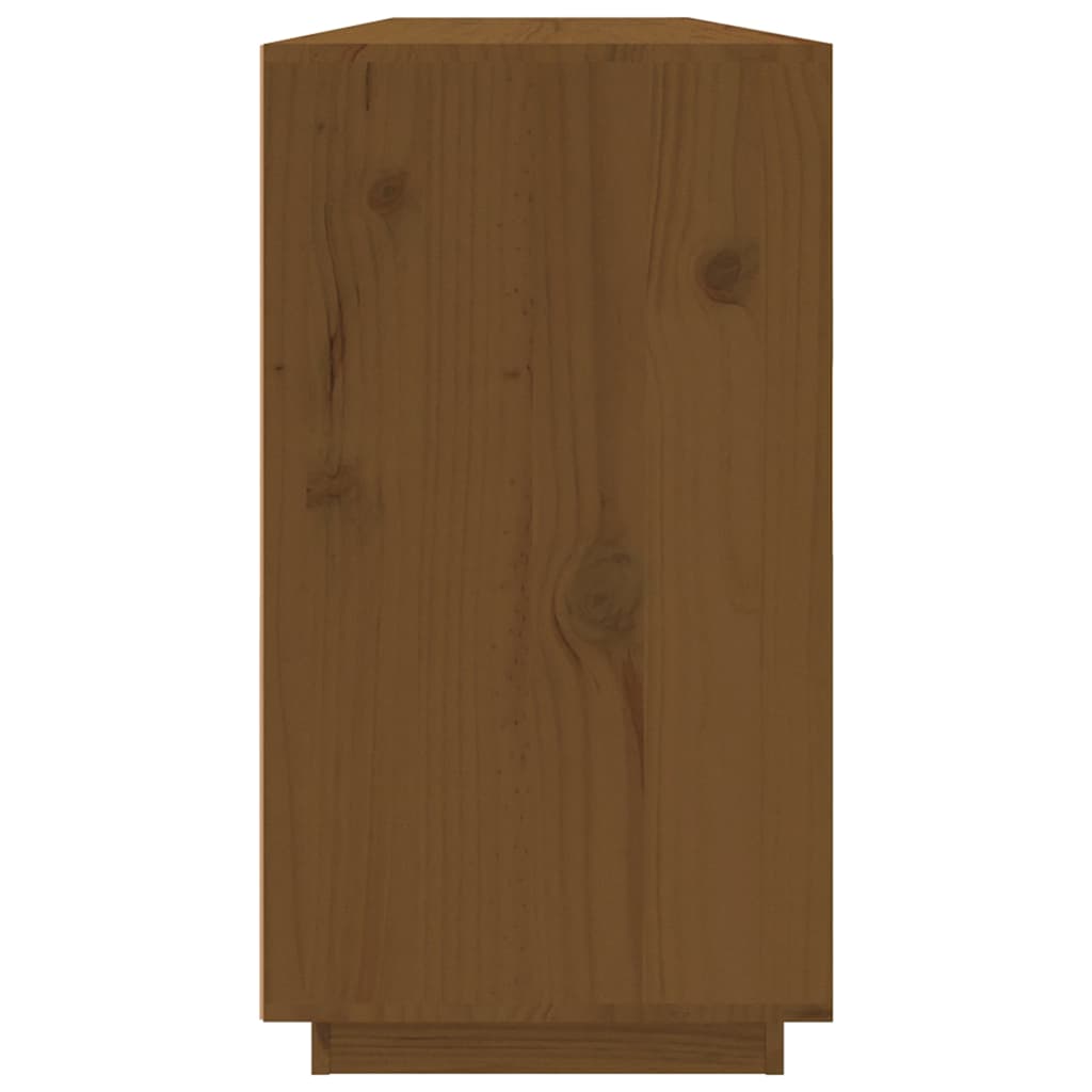Sideboard Honey Brown 100x40x75 cm Solid Wood Pine
