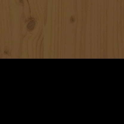 Sideboard Honey Brown 100x40x75 cm Solid Wood Pine