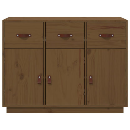 Sideboard Honey Brown 100x40x75 cm Solid Wood Pine