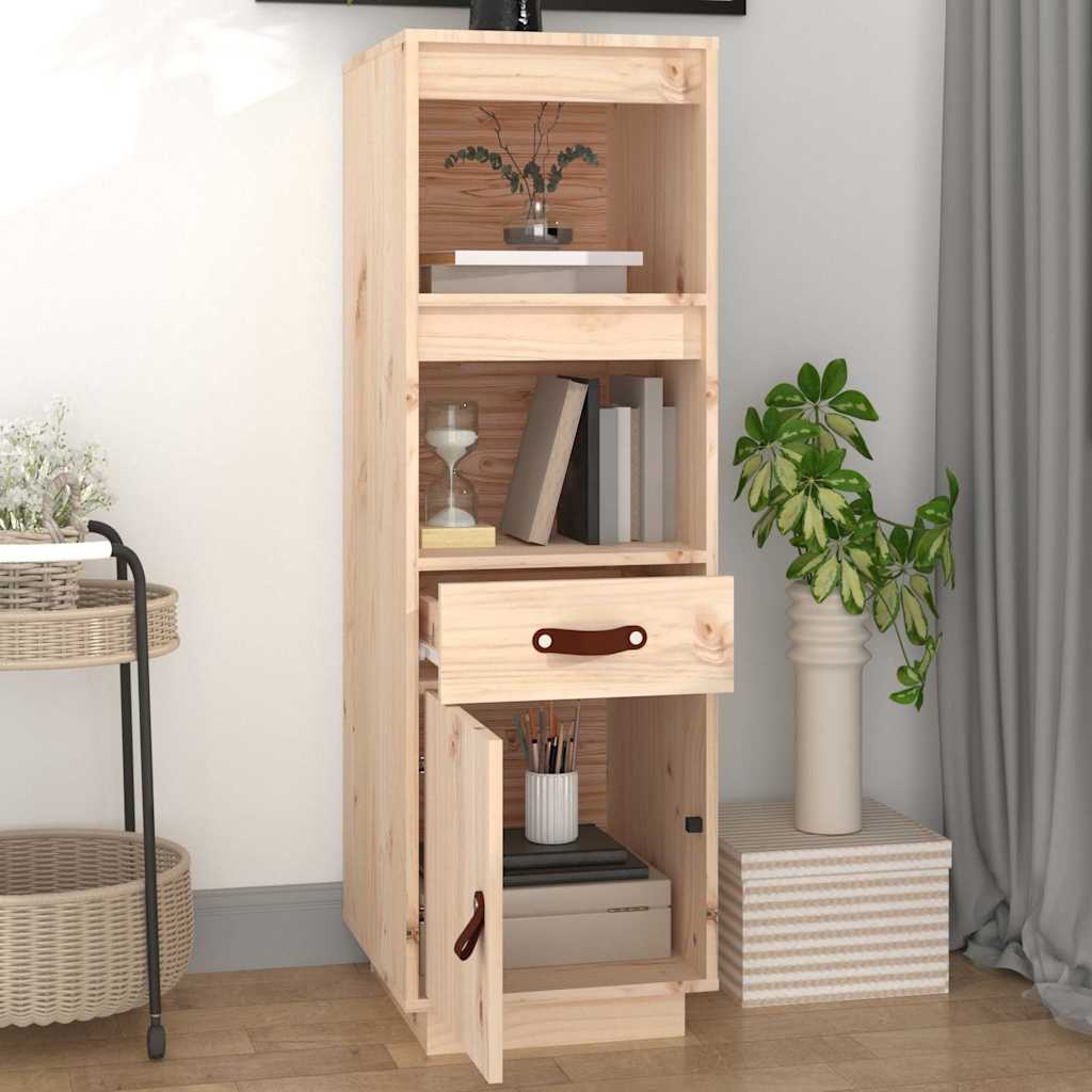 Highboard 34x40x108,5 cm Solid Wood Pine