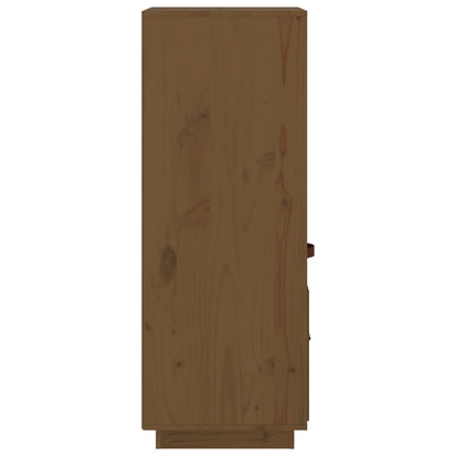 Highboard Honey Brown 34x40x108,5 cm Solid Wood Pine