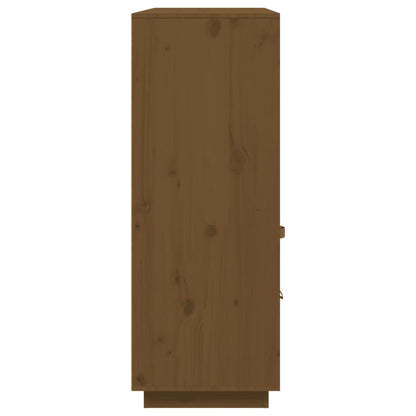 Highboard Honey Brown 100x40x108.5 cm Solid Wood Pine