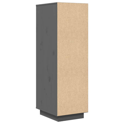 Highboard Grey 34x40x108.5 cm Solid Wood Pine