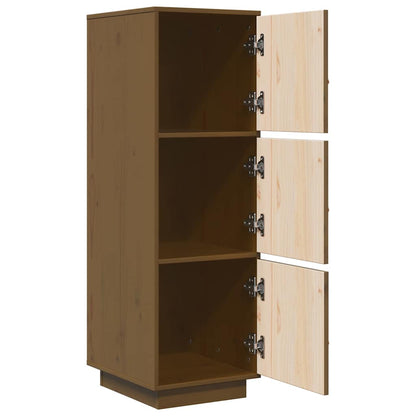 Highboard Honey Brown 34x40x108,5 cm Solid Wood Pine