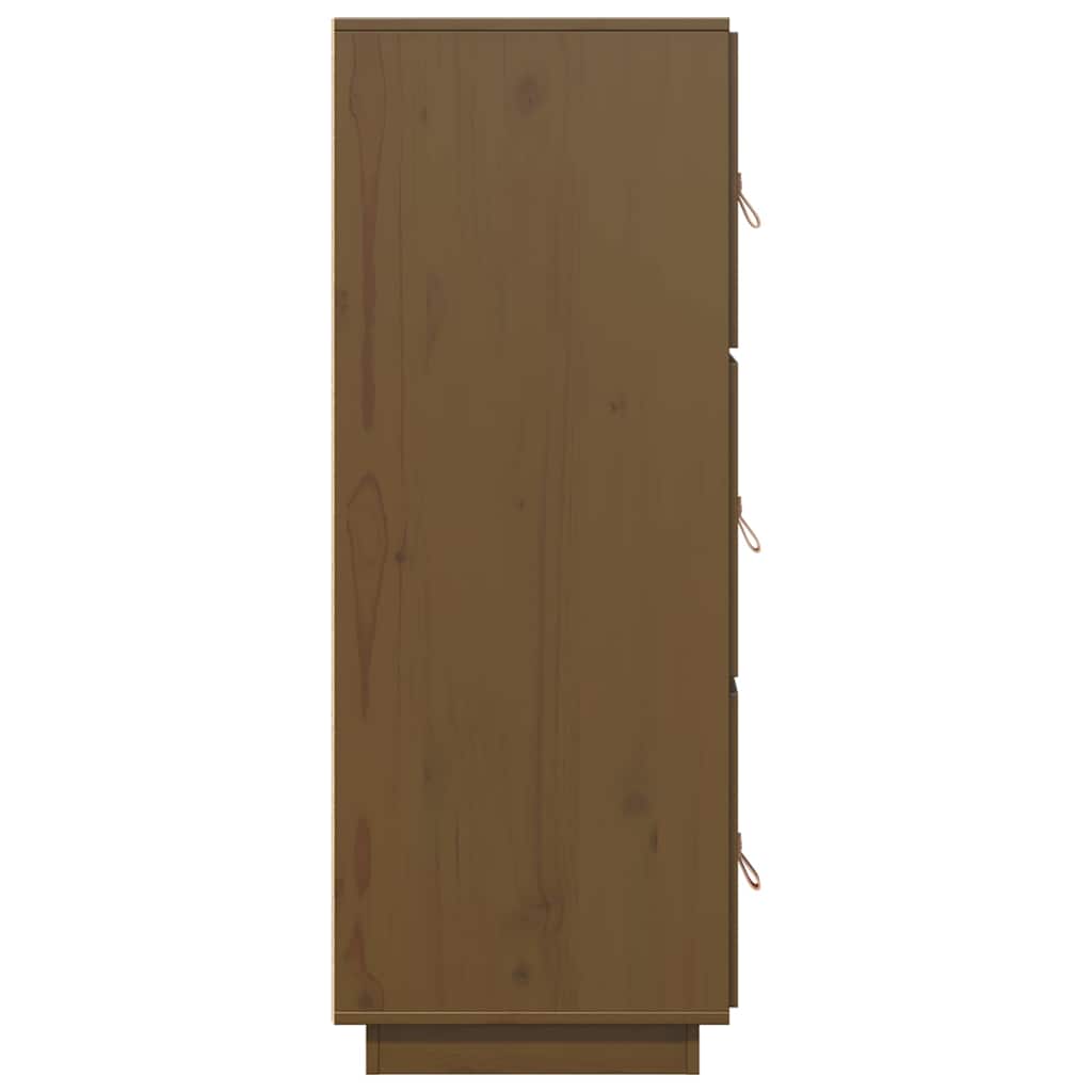 Highboard Honey Brown 34x40x108,5 cm Solid Wood Pine