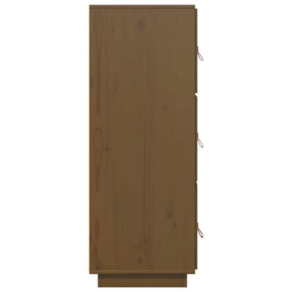Highboard Honey Brown 34x40x108,5 cm Solid Wood Pine